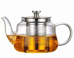 Glass Teapot With Stainless Steel Infuser