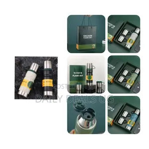 680ml Gift Box Set Flask With 2cup Double-Layer Stainless Steel Vacuum
