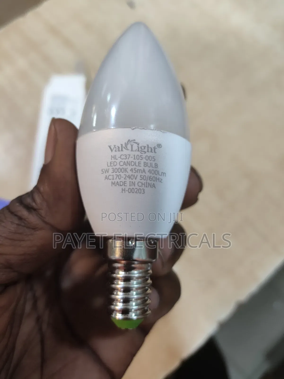 Small Base Candle Bulb 5watts Warm White for Chandelier