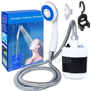 Portable Camping Shower Outdoor Usb Rechargeable Electric Shower Pump
