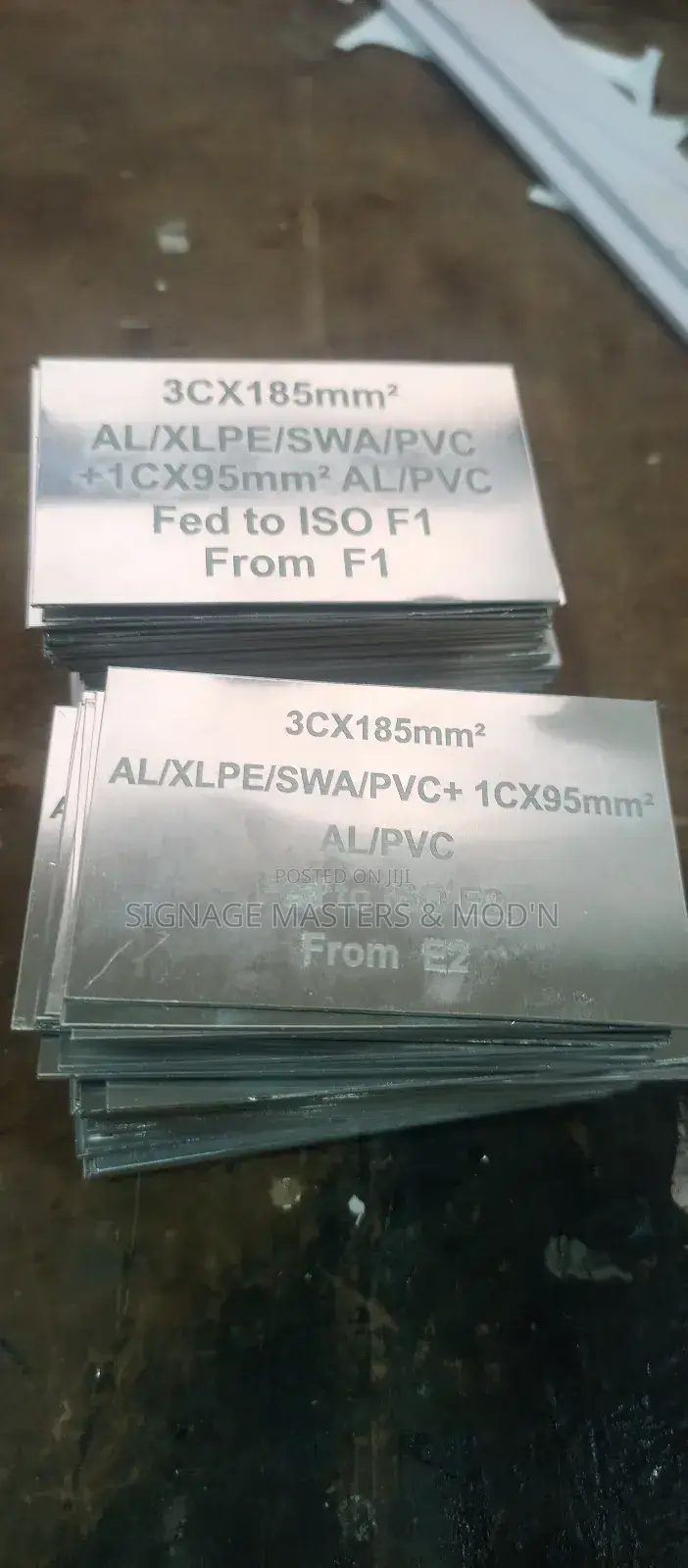 Engraved Aluminum Plates