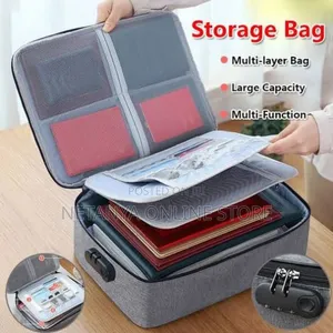Portable Fireproof File Storage Bag