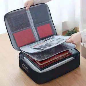 Portable Document and Passport Organizer Bag
