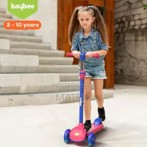 Skate Scooter for Kids 3 Wheel Kids Scooter With Adjustable Height