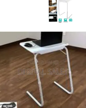 Adjustable Multi Position Portable Folding Tv Tray Table Mate for Bed