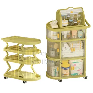 Newborn Baby Diaper Folding Trolley