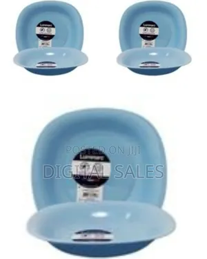 Luminarc 6 Pieces of Luminarc Square Plain Bowl Soup Plates