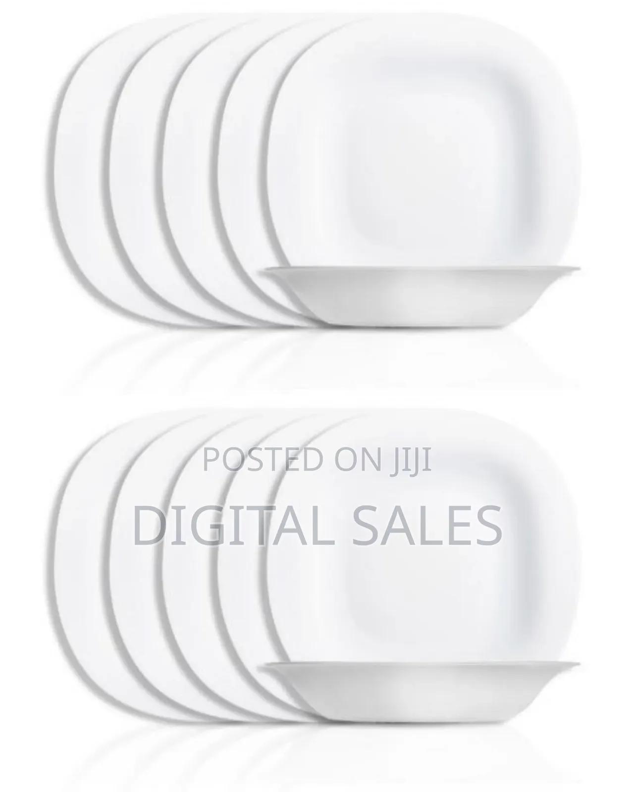 Luminarc 6 Pieces of Luminarc Deep Soup Plates Bowls,White