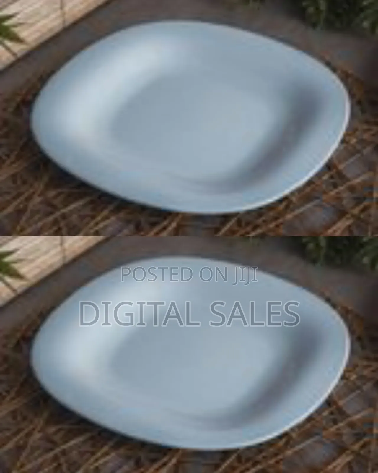 Luminarc 6 Pieces of Luminarc Square Plain Design Dinner Plates