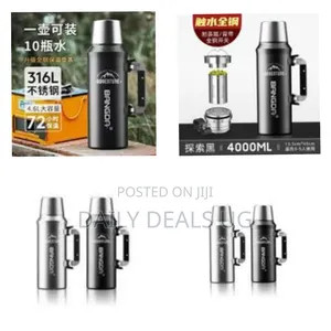 4000ml Stainless Steel Vacuum Flask Thermos Hot Cold Beverage