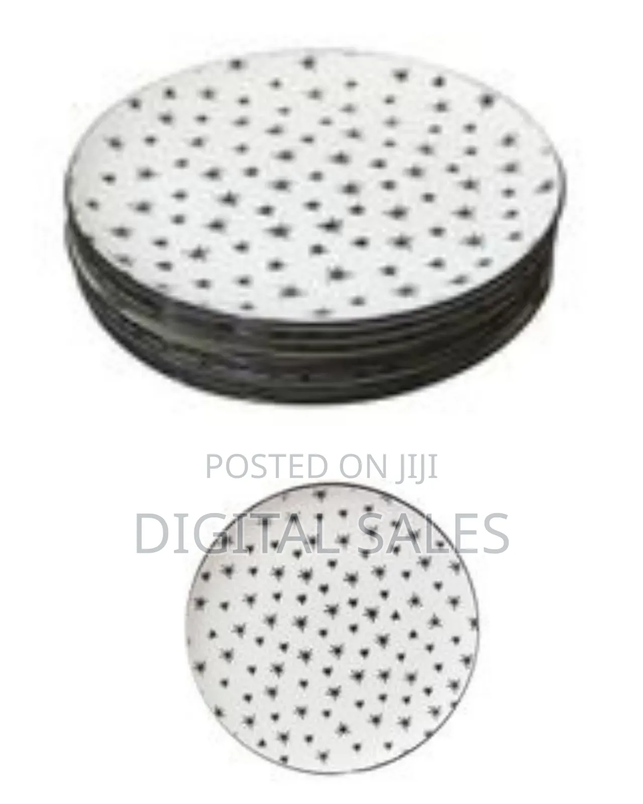 Big Star Like Design Plates