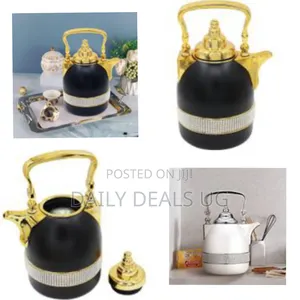 1l Thermal Glass Liner Coffee Flask, Coffee Pots Arabic Dallah Flask