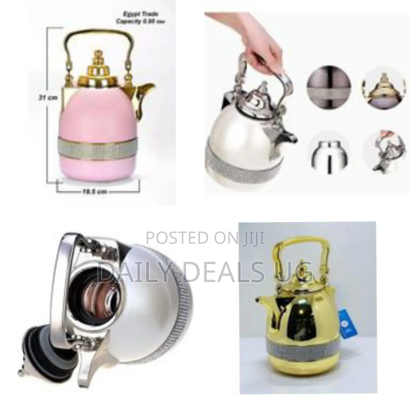 1l Thermal Glass Liner Coffee Flask, Coffee Pots Arabic Dallah Flask