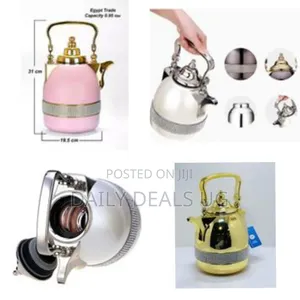 1l Thermal Glass Liner Coffee Flask, Coffee Pots Arabic Dallah Flask