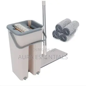 Rectangle 360 Magic Flat Mop And Bucket Set