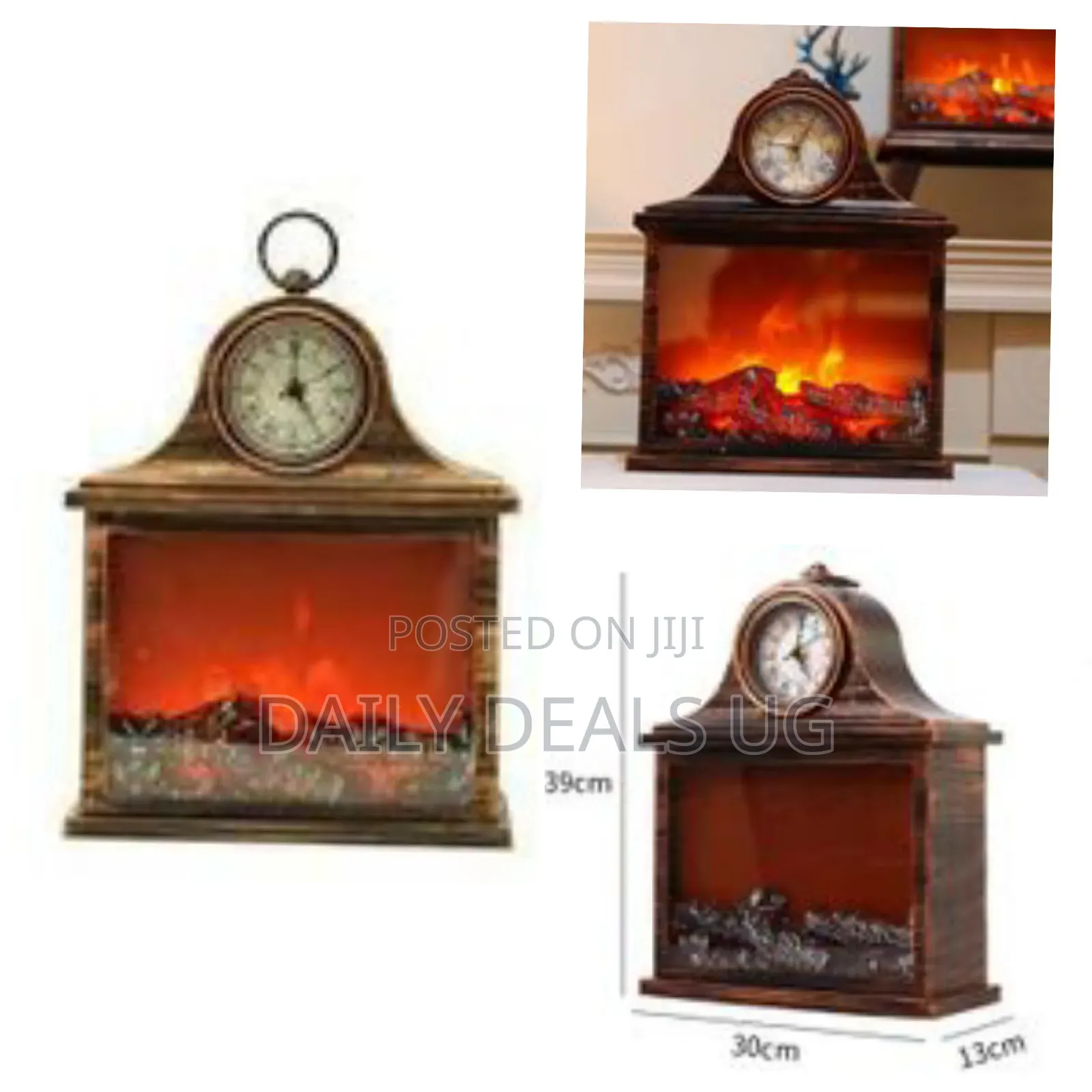 Led Flame Lantern Lamps Simulated Fireplace Nights Light Flame Effect