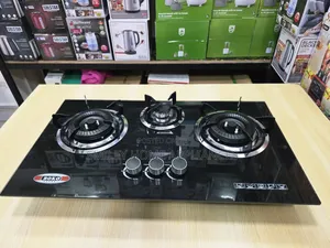 High Quality Boko Built-in Tripple Gas Hob Glass Material
