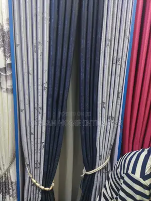 Black Mixed With Grey Curtains