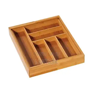 Extendable Bamboo Cutlery Tray