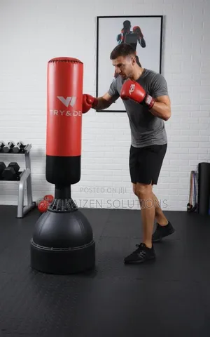Try Do Free-Standing Martial Arts Training Punching Bag 180cm