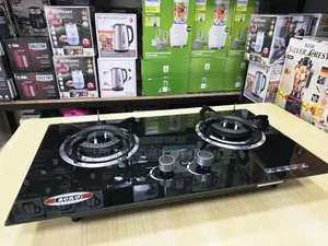 Top Quality Boko Built-in Double Gas Black Glass Material at Discount