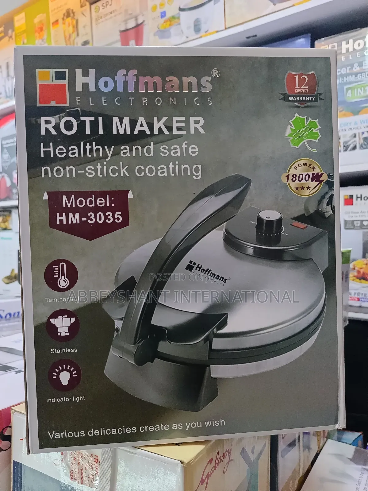 Roti Maker, Model: Hoffman Roti Maker Hm-3035.