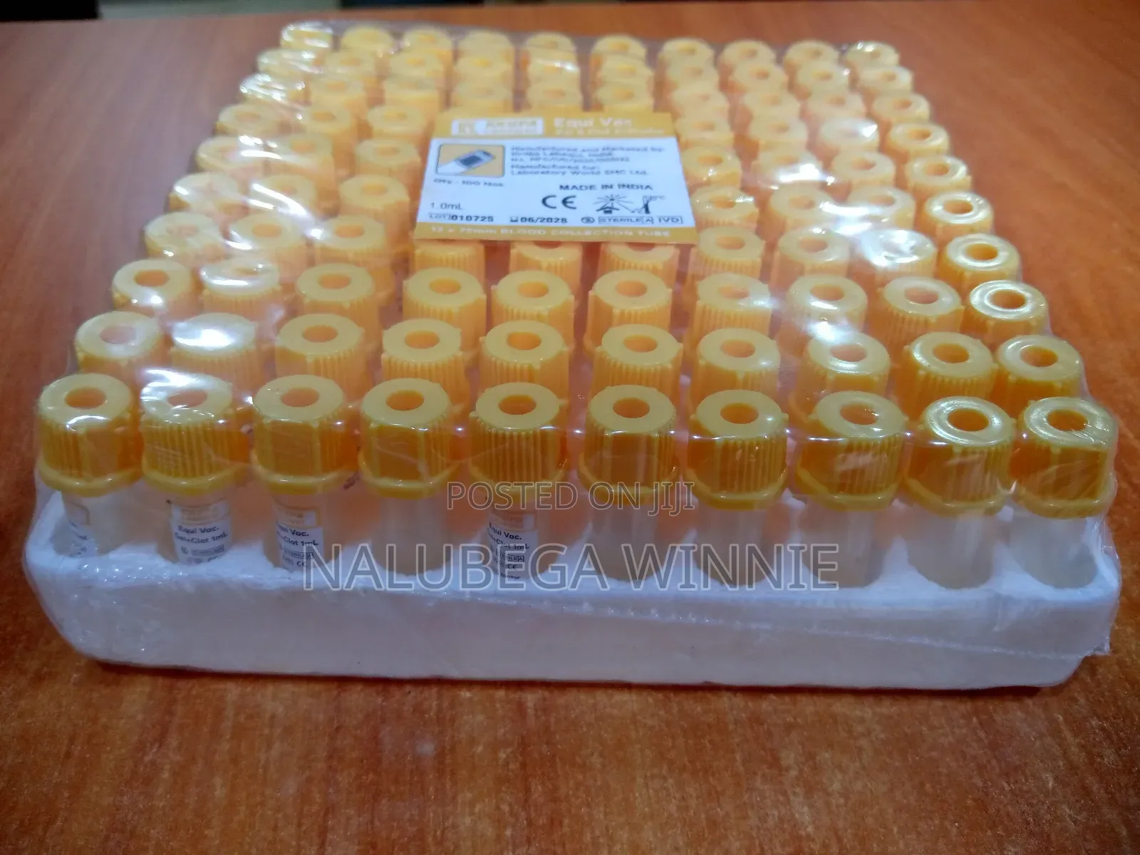 Edta and Yellow Top Micro Containers