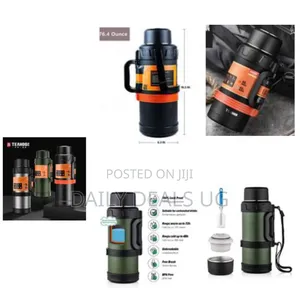3 L Large Thermos Bottle Stainless Steel Double Walls Vacuum