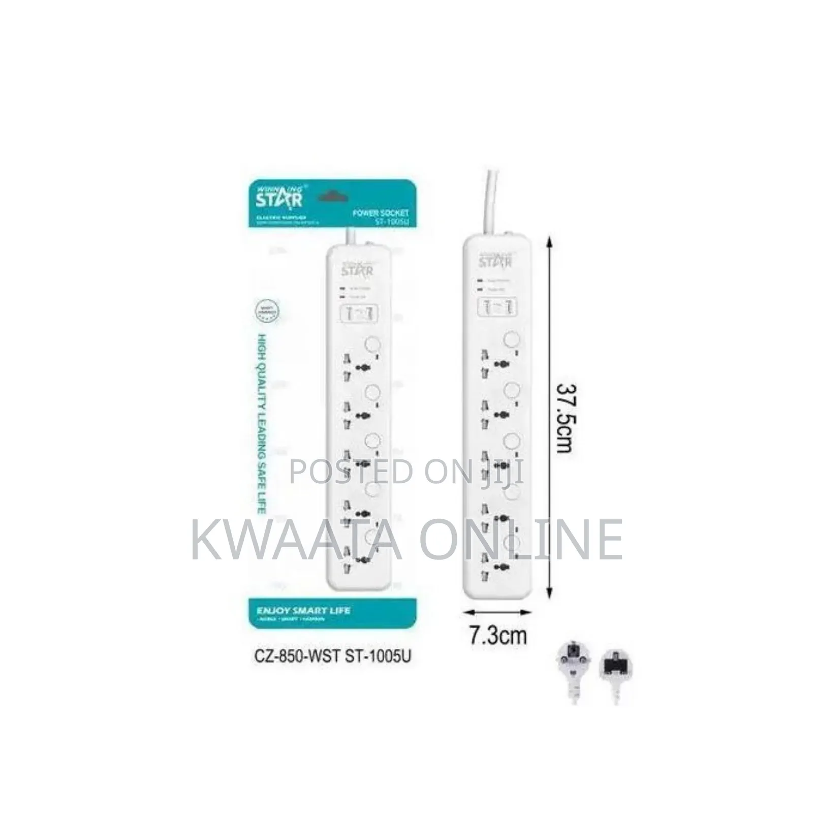 Winningstar Power Socket With Usb Ports and Inbuilt Surge Protection8