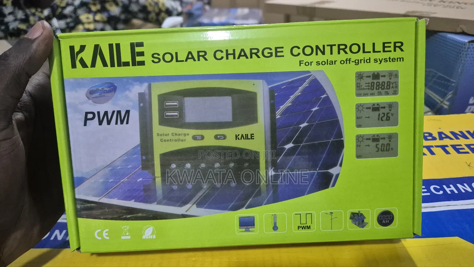 10/20/30/40/50,12/24v Pwm Solar Regulator Charge Controller