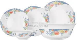 26 Pieces Arcopal Aliya Blue Dinner Set Opalware