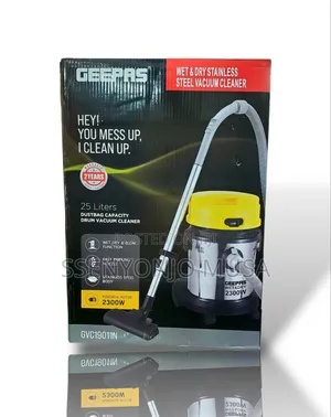 Geepas Wet Dry Vacuum Cleaner Gvc19011n- Powerful Cleaning
