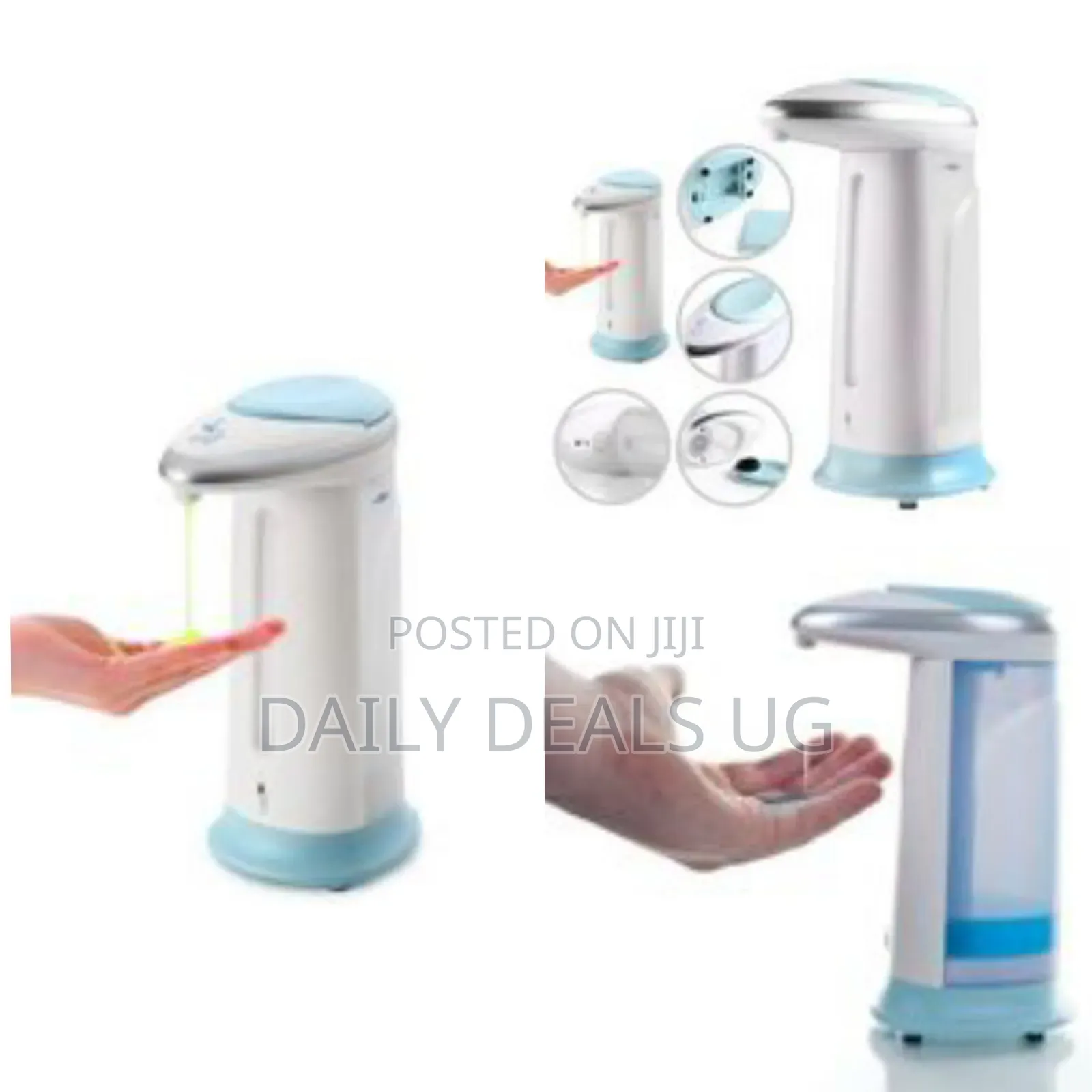 Hands Free Soap Dispenser – White