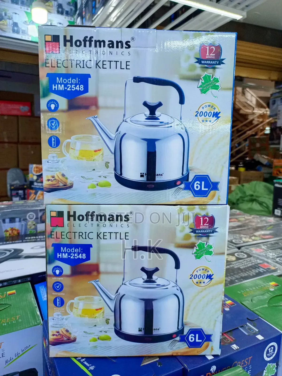 Hoffmans 6l Electric Stainless Steel Kettle, Model Hm-2548.
