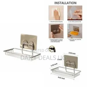 Wall Mounted Kitchen, Bathroom Sponge Soap Dish Holder,Dispenser