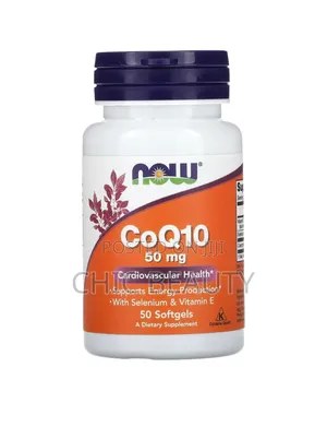 Now Coq10 100mg Cardiovascular Health 50 Softgels Dietary Supplements