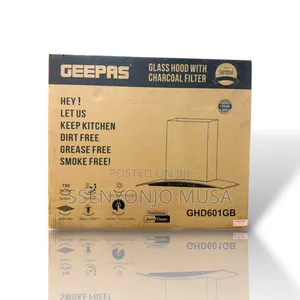 Geepas Glass Hood Ghd 501gb - Efficient Kitchen Ventilation