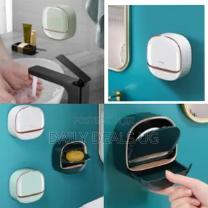 Wall Mounted Soap Bar Dish Hidden Waterproof Box Holder
