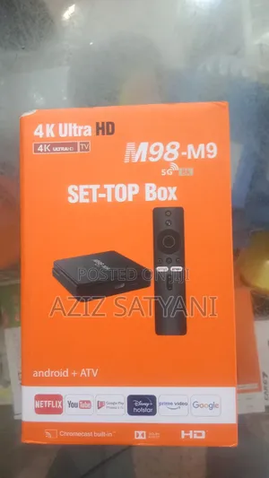 M98m9 Tv Box With Google Assistant Voice Control