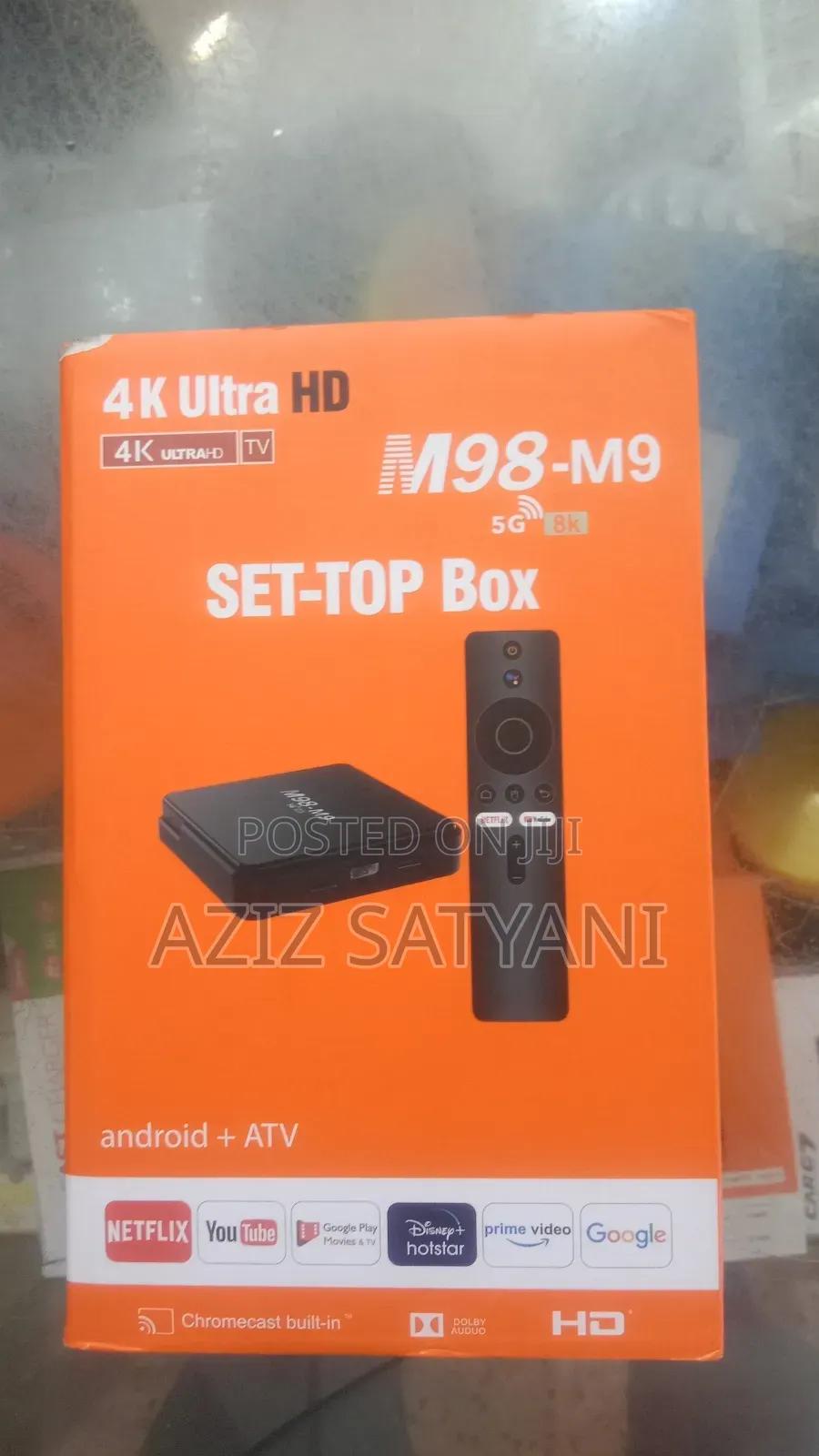 M98m9 Tv Box With Google Assistant Voice Control