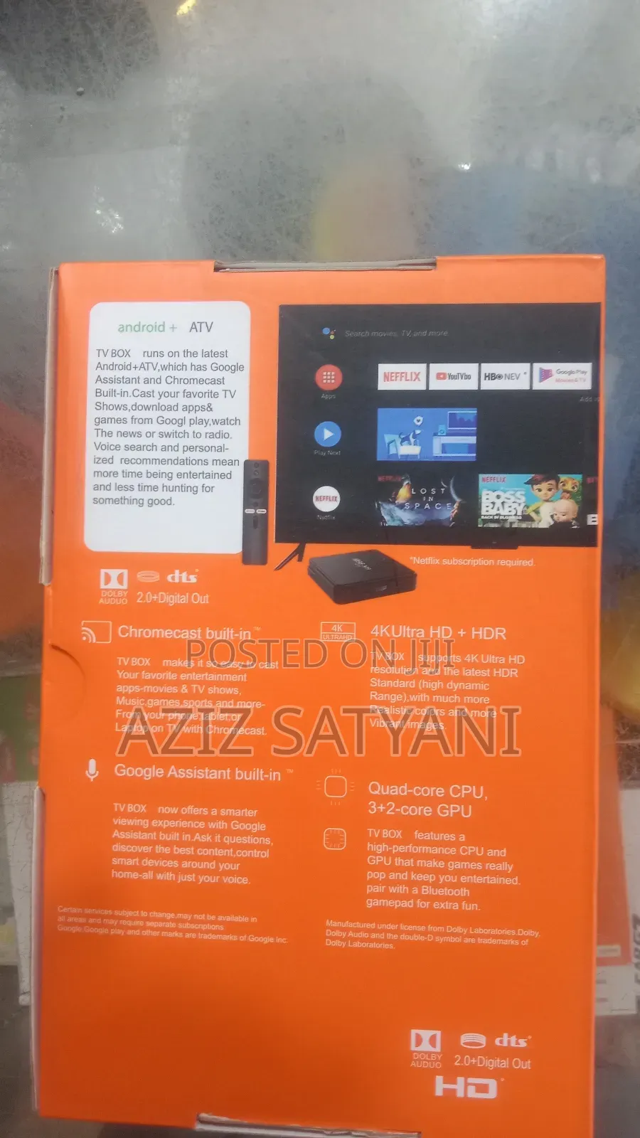 M98m9 Tv Box With Google Assistant Voice Control