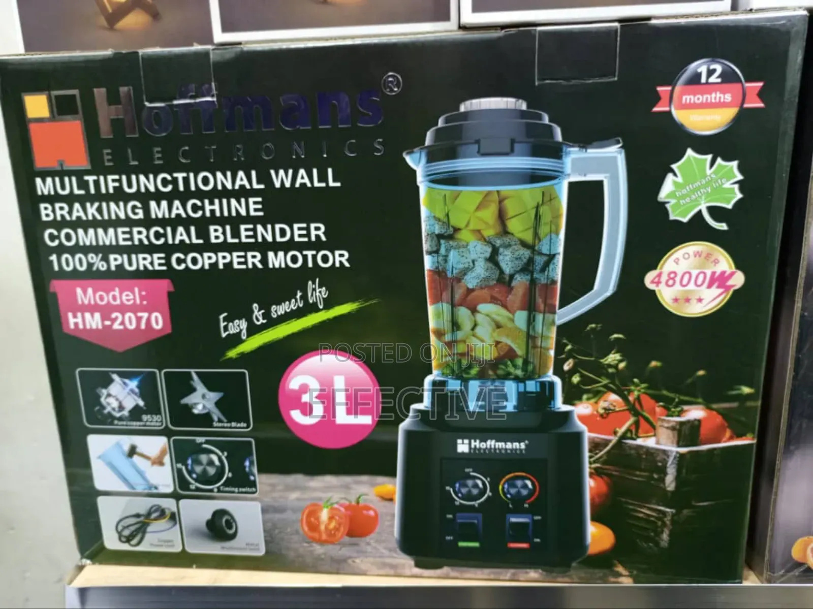 Hoffmans Hm-2070 Multifunctional Breaking Machine Commercial Blender