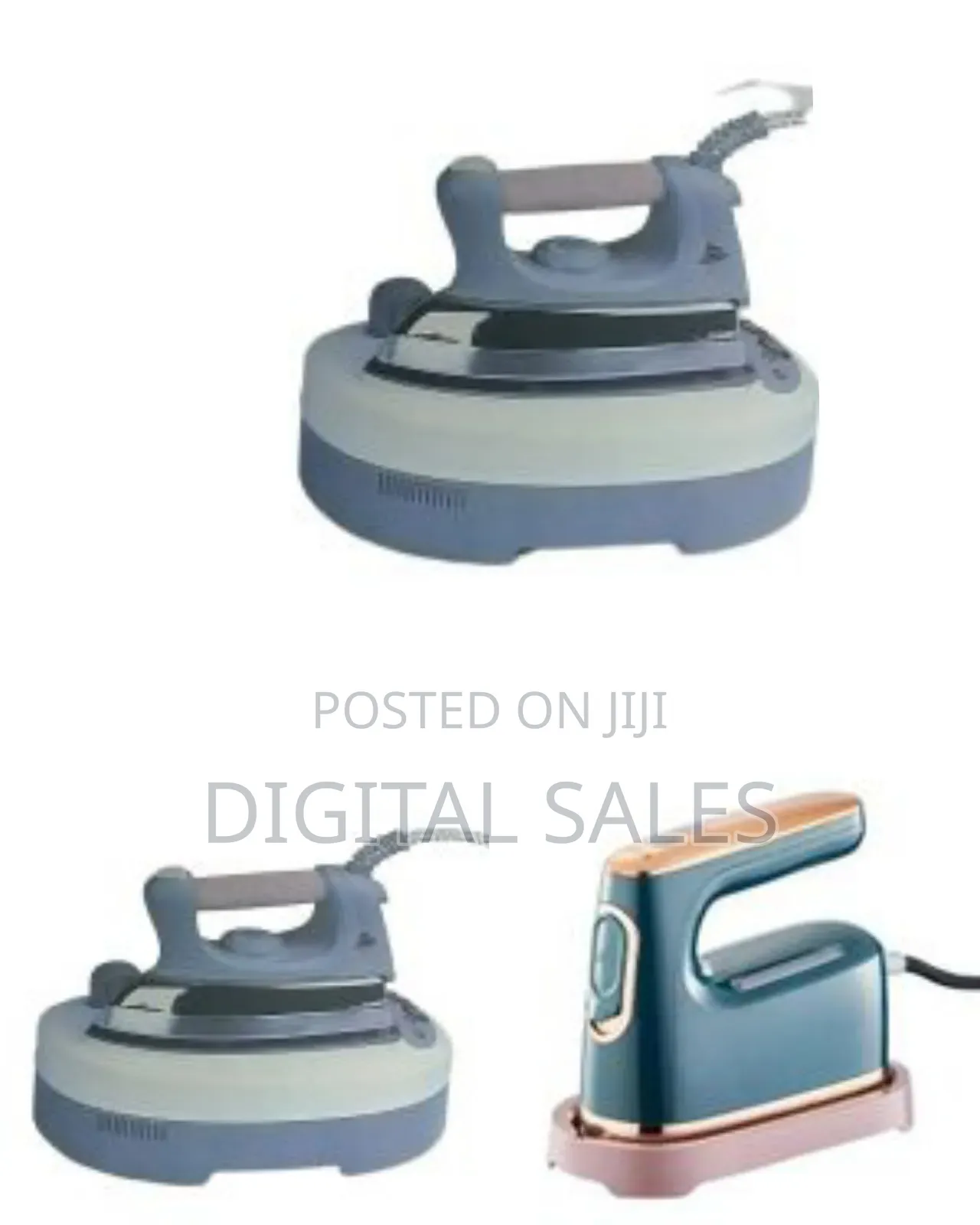 High Pressure Self Clean Cordless Station Generator Steam Iron - Black