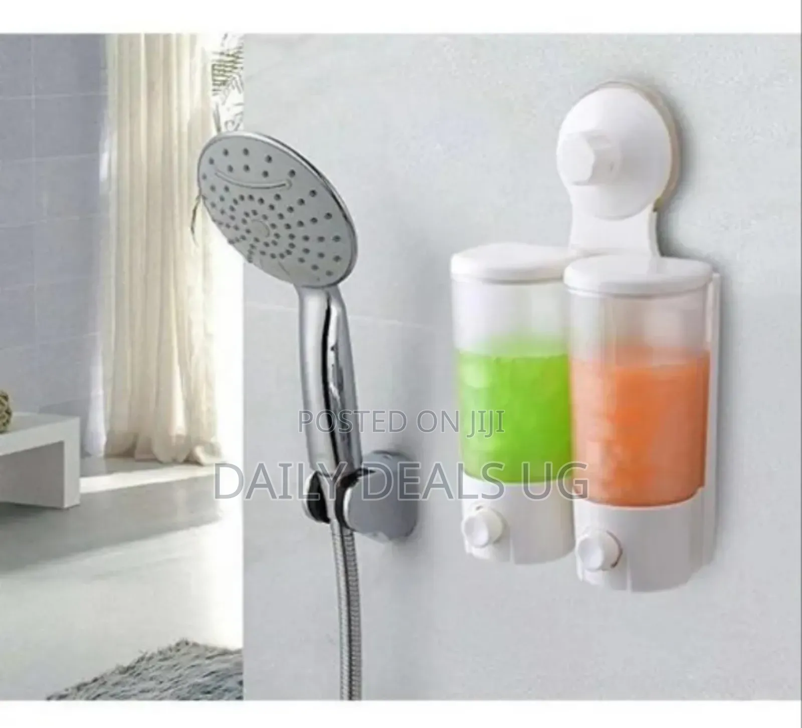 Magic Wall Mounted Suction Cup Hand Wash Liquid Soap Dish Dispenser