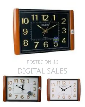 Home Decoration Plastic Diling Rectangle Clock Large LCD Date Nightlig