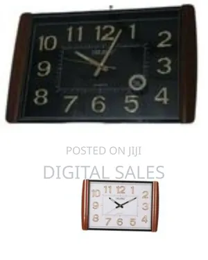 Home Decoration Plastic Diling Rectangle Clock Large LCD Date Nightlig