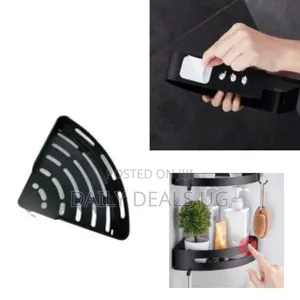 1 Piece Bathroom Shower Corner Shelf Hanging Drilling Basket Storage
