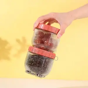 5 Pieces Glass Storage Jars