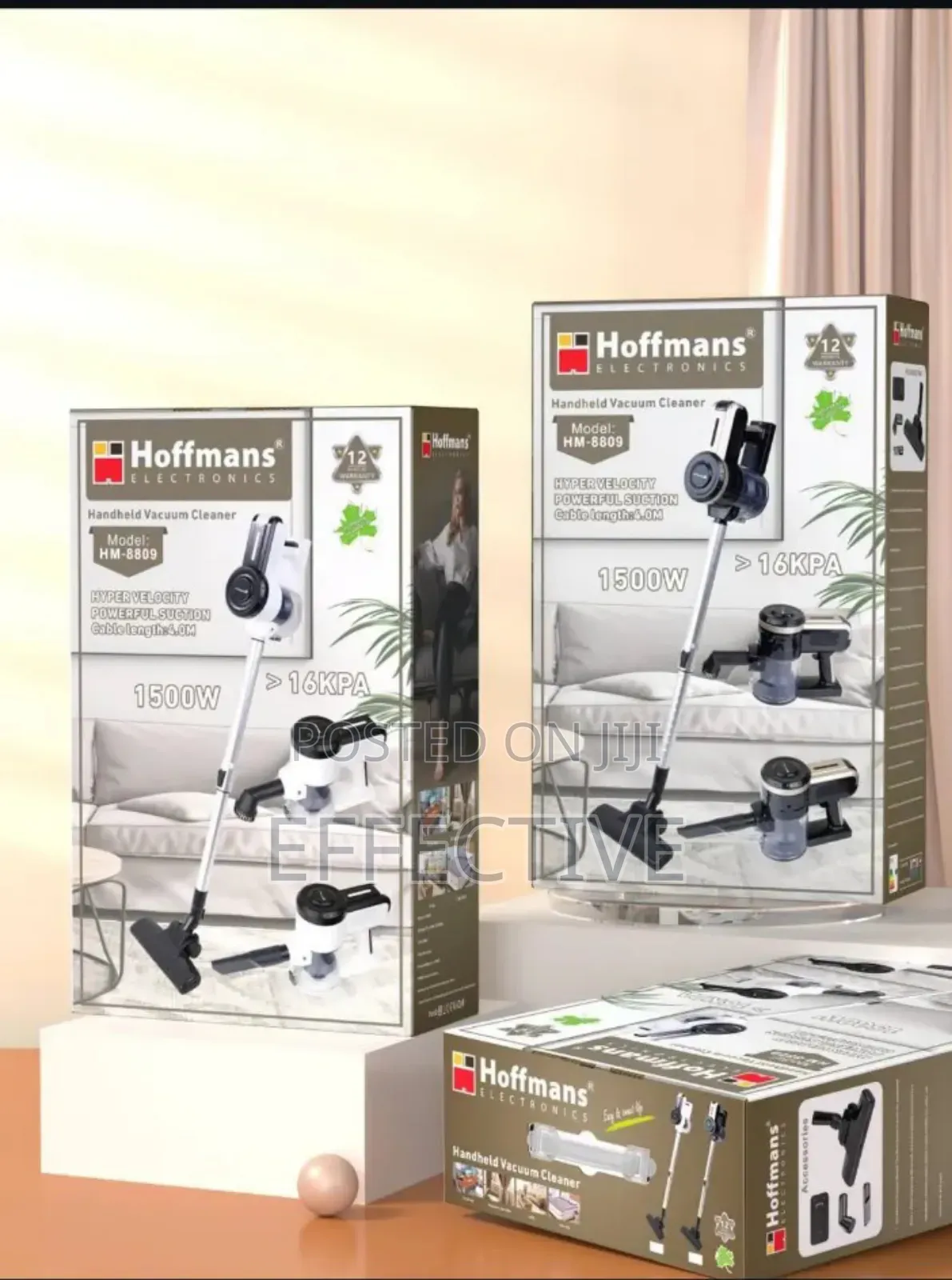 Hoffmans Electronics Handheld Vacuum Cleaner, Model Hm-8809