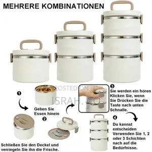 Lille Home Stainless Steel Stackable Lunch Snack Box
